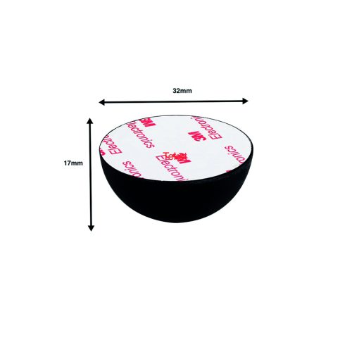 LUDIC Styx, Silicone feet Damper 17 x 32 mm