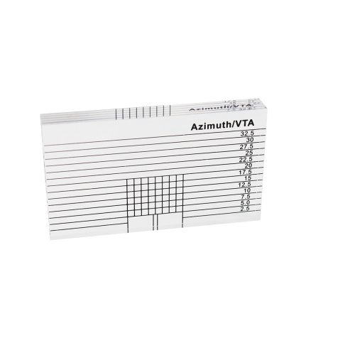 Ludic Azimuth VTA ruler