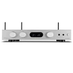 Audiolab 6000A Play o audiolab 6000A Play einai enas olokliromenos enisxytis pou ensomatonei to 6000N Play streamer-dac kai diathetontas oles tis aparaitites eisodous kai exodous mporei na ginei to kentro tou systimatos sas.