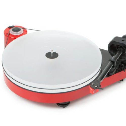 PRO-JECT RPM 5 Carbon me anestrammeno keramiko ball bearing, 9 intso braxiona carbon kai proegkatestimeni kefali Ortofon M2 silver