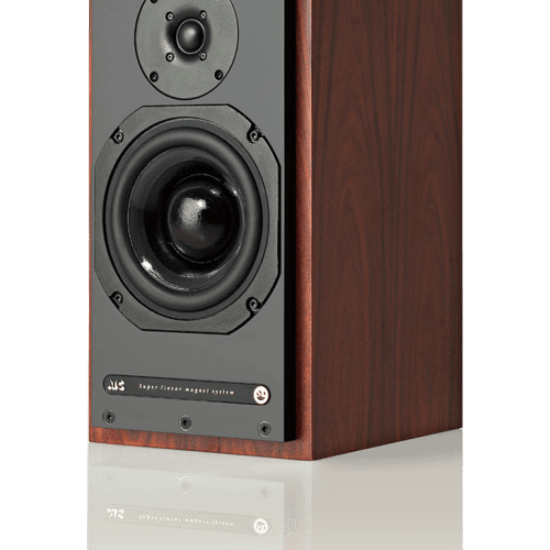 ATC SCM20 The SCM20PSL is ATC’s flagship 2-way stand-mount loudspeaker and is the ideal choice in modestly sized rooms, but where performance cannot be compromised. Its sealed cabinet design ensures excellent timing, useful low frequency output below the cut-off and that the speakers can be placed relatively close to walls without excessive low frequency output or ‘boom’. Both the mid-bass driver and tweeter are handmade by ATC. The bass driver is a 6”/150mm part with huge 3”/75mm voice coil and massive, long-gap (short-coil) motor assembly featuring ATC’s proprietary ‘SL’ motor technology. The tweeter is a 1”/25mm soft-dome part featuring a dual-suspension and very high energy 2.1 tesla motor. Together, they form the basis for an exceptional 2-way monitor loudspeaker. Integrating the drivers is a 2nd order crossover featuring oversize air-core inductors which are wound in-house by ATC. Capacitors are all high voltage polypropylene film types which deliver outstanding reliability and minimal losses. The SCM20 cabinet is constructed to be heavy and inert, with bitumastic damping panels deployed at critical positions to minimise cabinet colouration. The cabinets are available in 10 different hand selected veneers; satin black/white painted finishes and also piano/white high gloss polyester. The passive SCM20 are ideally paired with ATC pre/power/integrated amplifiers. However, their neutral fidelity, outstanding resolution and modest load impedance also ensures excellent compatibility with a very wide range of quality electronics. Upgrading performance and offering a reduced ‘box count’ he SCM20 is also available as a bi-amplified active floor-stander in the form of the SCM20ASLT.