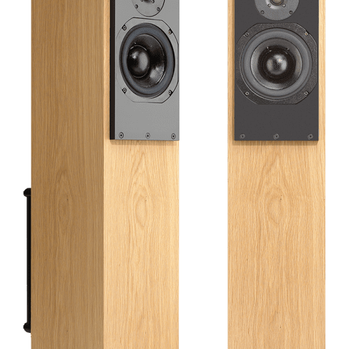 ATC SCM20ASLT The SCM20SL Tower is ATC’s flagship 2-way floor-standing loudspeaker and is the ideal choice in modestly sized rooms, but where performance cannot be compromised. It is available in both passive and active bi-amplified versions, the SCM20PSLT and SCM20ASLT respectively. Its sealed cabinet design ensures excellent timing, useful low frequency output below the cut-off and that the speakers can be placed relatively close to walls without excessive low frequency ‘boom’. Both the mid-bass driver and tweeter are handmade by ATC. The bass driver is a 6”/150mm part with huge 3”/75mm voice coil and massive, long-gap (short-coil) motor assembly featuring ATC’s proprietary ‘SL’ motor technology. The tweeter is a 1”/25mm soft-dome part featuring a dual-suspension and very high energy 2.1 tesla motor. Together, they form the basis for an exceptional 2-way monitor loudspeaker capable of delivering outstanding resolution and musicality. Driver integration withing the passive model is handled 2nd order crossover featuring oversize air-core inductors which are would in-house by ATC. Capacitors are all high voltage polypropylene film types and the input features heavy duty binding posts in a bi-wire configuration. The active SCM20ASLT features an on-board ATC bi-amp pack featuring 2-way active crossovers and class A/B MOSFET power amps, delivering a total power output of 250W. The active crossovers superior accuracy and phase coherence, plus the removal of the lossy passive components between power amp and drivers deliver a level of performance that simply can’t be matched by competing passive designs. The SCM20 cabinet is constructed to be heavy and inert, with bitumastic damping panels deployed at critical positions to minimise cabinet colouration. The cabinets are available in 10 different hand selected veneers; satin black/white painted finishes and also piano/white high gloss polyester.