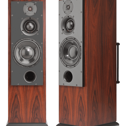 ATC SCM50SLT The SCM50 ASLT (active) and SCM50 PSLT (passive) towers are designed to offer exceptional performance and enjoyment to the home hi-fi enthusiast and music lover. The monitors’ ability to reproduce music and speech with phenomenal accuracy, transparency and dynamics lies mainly in the SM75-150S soft dome midrange driver. However, recent modifications that include the new ATC SH25-76S tweeter and enhanced port profile have brought about further improvements to all performance parameters. Each drive unit in the active model has its own dedicated and individually matched MOS-FET amplifier, while the 234mm/9″ bass driver incorporates ATC’s unique Super Linear Magnet technology. Our active crossover network consists of a wide band-width, electronically balanced input stage with high common mode rejection and very low distortion. Like the HF, mid and bass drivers, all electronics are designed and manufactured in-house to create a no-compromise active system. In passive form, the SCM50PSLT provides broad and symmetrical dispersion, excellent amplitude and phase characteristics throughout the frequency range.