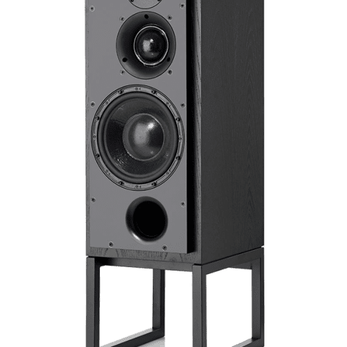 ATC SCM50 SL The ATC SCM50 ASL (active) and ATC SCM50 SL (passive) are designed to perform at their best in the recording studio or at home with the finest quality hi-fi equipment. The monitors’ ability to reproduce music and speech with phenomenal accuracy, transparency and dynamics lies mainly in the SM75-150S soft dome midrange driver. However, recent modifications that include the new ATC SH25-76S tweeter and enhanced port profile have brought about further improvements to all performance parameters. Each drive unit in the active model has its own dedicated and individually matched MOS-FET amplifier, while the 234mm/9″ bass driver incorporates ATC’s unique Super Linear Magnet technology. Our active crossover network consists of a wide band-width, electronically balanced input stage with high common mode rejection and very low distortion. Like the HF, mid and bass drivers, all electronics are designed and manufactured in-house to create a no-compromise active system. In passive form, the SCM50 SL provides broad and symmetrical dispersion, excellent amplitude and phase characteristics throughout the frequency range. Speakers are supplied with stands and fabric wrapped grills.