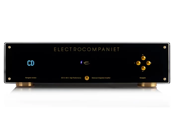 ELECTROCOMPANIET ECI 5 MKII The Electrocompaniet ECI 5 MK II is a DC coupled high performance, fully balanced, remote controlled integrated stereo amplifier – rated at 2 x 120 Watts. This amplifier replaces the ECI 4 / ECI 5 that was originally introduced in 2000. In this MK II version Electrocompaniet has been using our newest technology to enhance the details and dynamics – in many ways this is a brand new amplifier. More about the technology in the new ECI 5 MK II The new ECI-5 MK II has a more powerful output stage compared to the existing ECI-5. Twice the number of output devices have been utilised to improved bass control and stability when driving heavy loads.