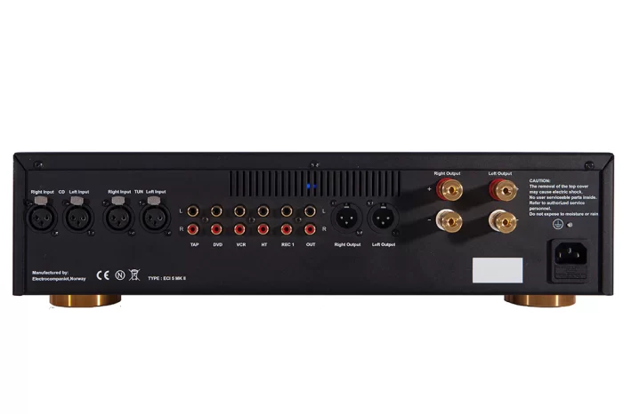 ELECTROCOMPANIET ECI 5 MKII The Electrocompaniet ECI 5 MK II is a DC coupled high performance, fully balanced, remote controlled integrated stereo amplifier – rated at 2 x 120 Watts. This amplifier replaces the ECI 4 / ECI 5 that was originally introduced in 2000. In this MK II version Electrocompaniet has been using our newest technology to enhance the details and dynamics – in many ways this is a brand new amplifier. More about the technology in the new ECI 5 MK II The new ECI-5 MK II has a more powerful output stage compared to the existing ECI-5. Twice the number of output devices have been utilised to improved bass control and stability when driving heavy loads.