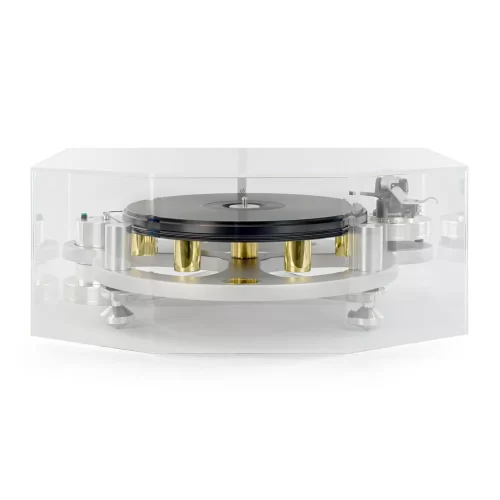 MICHELL SEcure Cover Available to fit the Orbe SE and Gyro SE, the SEcure Cover has been designed to totally cover the whole deck (platter, motor and arm assembly) and is the best solution to keep your naked Michell Engineering turntable free of dust.