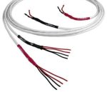 Nordost Dreamcaster speaker cable INSULATION: Fluorinated Ethylene Propylene (FEP) CONDUCTORS: 4 x solid 15 AWG, 99.99999% oxygen free copper CAPACITANCE: 24pF/ft INDUCTANCE: 0.09 µh/ft