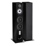 Triangle Antal EZ Hifi Floorstanding Speaker - Antal EZ Since 1994, The Antal floorstander has seduced many Hi-Fi lovers. Integrating the latest technology innovations, it returns back for its 7th update: The Antal Ez. The renowned Antal has always been a symbol of TRIANGLE synthesis, integrated the core of TRIANGLE technology at a reasonable price. This 3-way floorstander features the fabulous horn-loaded tweeter developed originally for the Magellan Series. This patent technology gives TRIANGLE speakers a tremendous dynamism and efficiency. The Antal Ez marks the arrival of key technology, a 100% natural cellulose diaphragm for midrange driver. This natural paper without any chemical treatment is the perfect compromise between lightness and stiffness for a very natural tone and voices reproduction. Finally, two fiberglass woofers provide deep and powerful bass. An elegant glass pedestal for stability with rubber and metals spikes to decouple your speaker are provided with the Antal Ez. It will attract anyone looking for a modern, lively speaker employing TRIANGLE’s main technology. Suitable for rooms between 20 and 40m2.