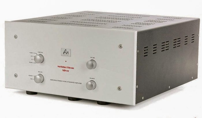 Audio Note Meishu Tonmeister Line As with what we learned developing the 211 amplifiers, each element in a circuit is like each lens in a microscope, and has to be perfectly chosen and formed to correctly work with the proceeding and following lenses (or stages in the amplifier circuit). If the lenses in a microscope are not correctly chosen and adjusted, the image becomes blurred, and detail and information is lost. The same is true for an amplifier circuit; if each stage is not absolutely correctly chosen and matched to work optimally with the rest of the amplifier, the result will be blurred, unfocused, uneven sound lacking in information. So to create a better amplifier, the natural idea was to simplify the circuit and optimise every element, so the combination works seamlessly and harmoniously together. This is exactly what we have done with the MEISHU Tonmeister. The new PSU uses only one mains transformer, one 5U4 rectifier valve and one choke. When this arrangement is optimised, it works extremely well, producing a very homogeneous and ‘complete’ sound. The input and driver stage is very similar to that found in the JINRO, TOMEI and ONGAKU, with a 12AU7 and 5687 driving an in-house designed and manufactured inter-stage transformer for the best energy transfer, evenness and authority. This is the most important, fundamental upgrade over the original design. The output transformers for the new MEISHU were designed specifically for the project by Andy Grove, and it is not an overstatement to say that they are superb. The circuit is now a beautiful example of elegant simplification, something that could only be realised thanks to our ability to create extremely closely matched transformers in-house, and having our own supply of custom resistors, in-house made foil capacitors and custom made electrolytic capacitors. These allow us to exert extremely tight control over the performance and voicing of the complete amplifier from input to output, something that is simply beyond the possibilities of manufacturers who have to rely on 'off the shelf' components. The result is an amplifier that maintains the legendary Audio Note musicality, midrange magic and glorious tonal colour of the original MEISHU, whilst bringing new and previously unheard levels of information retrieval and dynamic expression, redefining what is usually expected of a 300B SET amplifier.