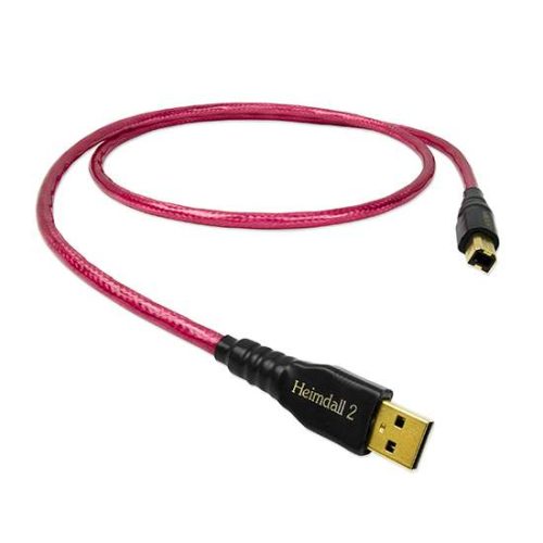 Thanks to the experience acquired in the fabrication of successful products such as the Blue Heaven HDMI and USB 2.0 cables, Nordost can now further refine digital leads through its most current, proprietary technology. The Heimdall 2 USB 2.0 is constructed from 4 x 20 AWG stranded, silver-plated 99.99999% OFC conductors, arranged in a precise, twisted double helix in order to ensure character impedance, reduce noise and minimize cross-talk contamination. In order to increase dielectric, the conductors are suspended in Nordost’s proprietary FEP Dual Mono-Filament, which is newly optimized to increase flexibility and mechanical damping. Add a dual layer silver foil jacket and silver braided shield and the Heimdall 2’s extreme data transmission speeds surpass the USB 2.0 standards. To further up the ante, the new Heimdall 2 USB 2.0 is now implementing mechanically tuned lengths. This technique, used in Nordost’s Odin, Norse 2 and Valhalla 2 ranges, reduces internal microphonics and high-frequency impedance resonance, which ultimately allows you to enjoy the dynamics, coherence and balance of live music played in the comfort of your own listening room.