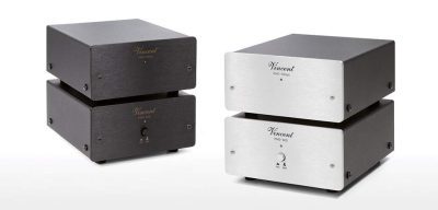 VINCENT PHO-300High Quality phono preamplifier for connecting of a turntable to a usual line input. For the low-noise transmission of the sound signal only selected parts are used. Very complex is also the external power supply which minimizes all influences from outside.
