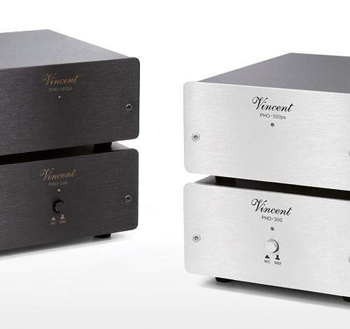 VINCENT PHO-300 High Quality phono preamplifier for connecting of a turntable to a usual line input. For the low-noise transmission of the sound signal only selected parts are used. Very complex is also the external power supply which minimizes all influences from outside.
