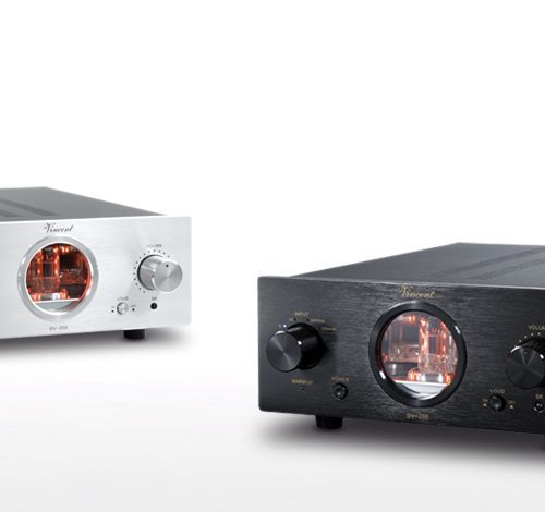 VINCENT SV-200 With the SV-200 we present the little brother of the SV-237MK and the SV-700. Despite the compact construction only a few compromises had to be made. A high dynamic and a low noise level stand out for this amplifier. The music signal is conditioned through two 6N1 tubes.