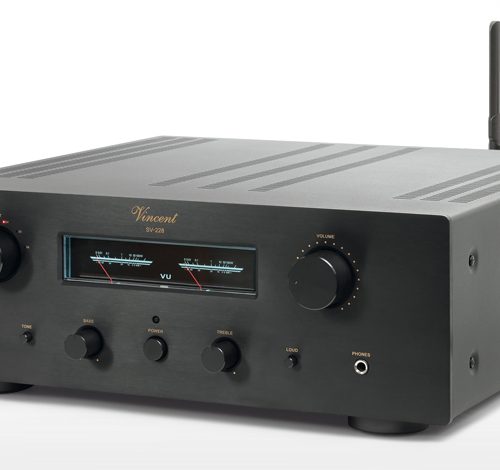 VINCENT SV-228 The SV-228 is the consistent further development of one of ours successful amplifiers series in the Power Line. In a complete new design, with a VU meter embedded in the front panel, the SV-228 is the legitimate successor of the SV-227 MK.