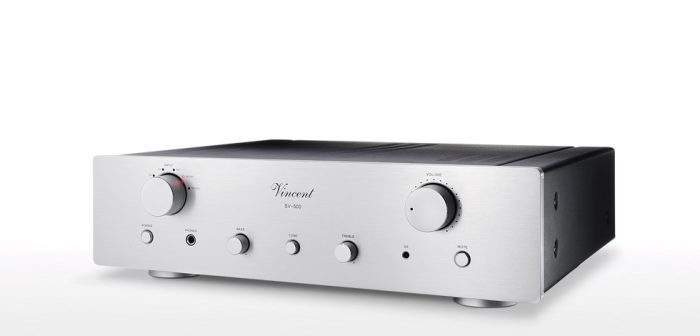 VINCENT SV-500 Our access into the "Hybridworld" of Vincent. On the basis of the established SV-227, we have developed this amplifier. With a little less output power, but with a similar timeless design and with the typical Vincent sound characteristics the SV-500 is presented.