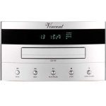 Vincent CD S 5 Committed to the sound! Only the best components were used in the CD-S5. The amplifier section of the audio output stage operates in Class A circuit. The balanced signals go through four separate channels. Influences are thus virtually eliminated. Two power supply transformers, one for the analog part, one for the digital board and the CD reader unit, provide a tremendous amount of power here. The result: for all its power, a clear, distortion-free sound.