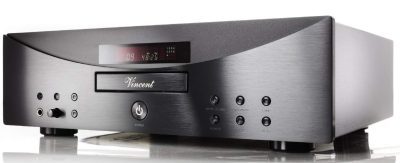 Vincent CD S-8The CD player CD-S8 captivates with its music playback without neglecting the details. In combination with pre-amp SA-T8 and mono blocks SP-T800 the CDS8 builds a detailed and real stage in the listening room, which precisely reproduces the positions of the musicians. This without dissecting the music, it always sound complete and is fun to listen to, as usually only with significantly more expensive components or live.