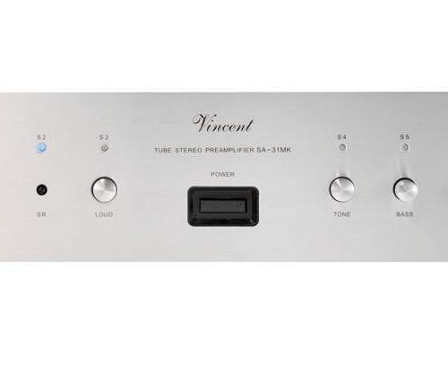 Vincent SA 31 MK Hybrid stereo preamp Mechanically and electronically extremely massively constructed preliminary stage. In total there are four 6N16 tubes in the output stage. An electronic volume and input control speak a clear language, which is reflected 100% in the sound.