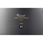 Vincent SP 331 Hybrid Proven technology. The power amplifier SP-331 processes the input signal via two 6N16 tubes. For the power each 12 TOSHIBA end transistors are available. The SP-331 can also be operated at 2 ohms without a problem, thanks to a toroidal transformer with more than 1000 watts and the screening of 80,000 μF. The result: pleasant sound and deep bass.