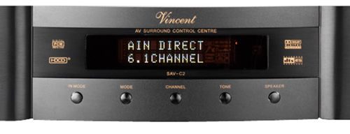 Vincent SV 122 AC-3/DTS/6.1 Six-Channel Decoder with RC