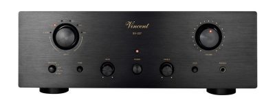 Vincent SV 227The latest findings in valve technology and in the area of circuitry design have been put to use here. Once more a full amplifier of outstanding quality has been created which knows no equal in terms of value for money either. Hybrid technology from Vincent means the sound of a valve coupled with the power of a transistor.
