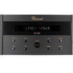 Vincent SV 232 The amplifier SV-232 has multi-functional use through a recording output, a pre-amplifier output, remote control ability and the high-contrast VFD display. But apart from the external appearance this unit also scores with its internal values. To deliver the proverbial Vincent performance the SV-232 possesses a substantially sized heat sink. Despite the immense pricing pressure own technologies from the great archetypes such as the pre-amplifier SA-93Plus have been employed. Thus the well-known Vincent preamp modules are working in the pre-amplifier section. This lends more clarity to the sound characteristics and the sound gets more precise, without losing musicality. The electronic volume control results in clearly improved synchronisation and decreased ageing vulnerability compared with a potentiometer. Sound-defining parts were paid increased attention in the SV-232, a factor you can hear, and which makes this Vincent again a real price/performance wonder.