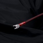 ZenSati Zorro Speaker Cables “I can’t allow myself to be ordinary!” These words spoken by the original mystery hero of them all, were the inspiration for ZenSati Zorro. With outstanding performance in A-B tests and the ability to disappear completely in a true musical illusion, ZenSati Zorro breaks all barriers with its astonishing and absolutely crystal-clear signal, allowing the space between voices and instruments to be readily appreciated. With exceptional attention to aesthetics, ZenSati Zorro is attired in iconic red and black, drawing you into a universe of superlative performance never seen before in its league. ZenSati Zorro ensures any music lover admission to the ultimate emotional pleasure available only from the finest available audio technology. ZenSati has earned a well-deserved global reputation for spectacularly executed tonal integrity, timbral solidity and musical wholeness. ZenSati Zorro cables consist of twisted, smooth, silver-plated copper conductors, properly insulated and assembled using only the finest materials. Comprehensive materials research has revealed the value of not using a pure silver conductor, as it does not provide an optimal path for signal transmission. In the proper proportions, the combination of copper, plated with a solid layer of pure silver, ensures ideal conditions for unimpeded signal transmission.