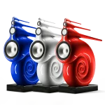 Bowers Wilkins Nautilus Nothing looks, or sounds, quite like Nautilus™. A revolution when it first launched 30 years ago and still an icon today, its ethos informs everything we do. Nautilus comes in three standard colors: Midnight Blue, Black, and Silver. We also offer a special service that can match any color from a sample or color reference.