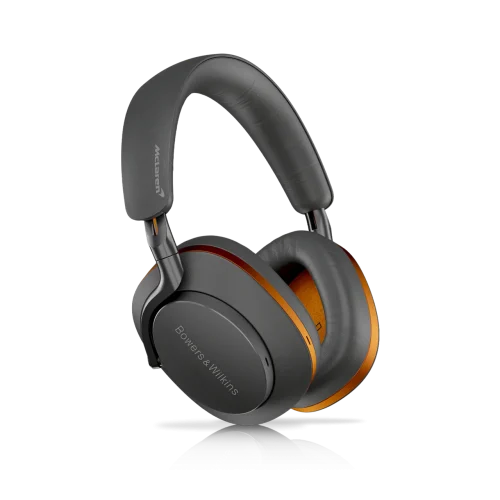 Bowers Wilkins PX8 McLaren Edition - Wireless Celebrating the long-standing, award-winning partnership between Bowers & Wilkins and McLaren Automotive and the McLaren supercars and hypercars in which Bowers & Wilkins has been integrated, the Px8 McLaren Edition headphones fuse McLaren-inspired styling with high-performance wireless sound synonymous with Bowers & Wilkins’ flagship headphones.