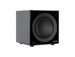 Monitor Audio Anthra W10 The W10 is the most compact model within the Anthra subwoofer series. It features a 10” (25 cm) Rigid Surface Technology II (RST II) C-CAM high-excursion driver powered by a Class-D 500 Watt amplifier, housed within a comprehensively internally braced, sealed-box cabinet. Engineered to deliver deep, agile bass in small to mid-sized spaces, the Anthra W10 subwoofer features a 500 Watt Class-D amplifier driving a 10” (25 cm) Rigid Surface Technology II (RST II) C-CAM high-excursion driver. The W10 can be used on its own or linked with up to three other Anthra subwoofers for a truly immersive, ultra-dynamic listening experience. A full-colour LCD display and rotatory dial is located on the back panel, to allow for basic subwoofer setup and EQ preset selection, while advanced features including DSP configuration and multi-sub connectivity setup are available via the MaestroUnite app.