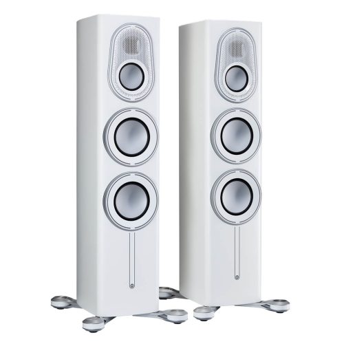 Monitor Audio Platinum 200 3G The Platinum 200 3G is a slim and compact three-way floorstander, designed to deliver a rich, dynamic high-end performance with tight, controlled bass. It boasts a MPD III transducer, a 4” RDT III midrange driver and twin 6” RDT III bass drivers.