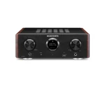Marantz HD-AMP1 Designed to Marantz's highest audiophile standards This newly developed Marantz HD-AMP1 is a compact high-end amplifier with a beautiful, elegant, classic look. The HD-AMP1 digital integrated amplifier is the heart of your music and features the latest digital audio technologies that deliver the ultimate fidelity from the widest range of audio sources. Equipped with multiple digital inputs, including 2 optical, 1 coaxial along with 2 USB ports, the HD-AMP1 is capable of decoding the latest generation of high-resolution lossless audio file formats, including WAV, AIFF, ALAC, FLAC at up to 24-bit/192-kHz resolution, as well as MP3, WMA and AAC files. The dual crystal clock and a discrete DAC filter with the company's highly acclaimed HDAM preamp elements turn the standard measured audio into high-resolution audio with 384kHz/32bit processing capability capable of reproducing even the smallest details. The rear USB-B port features advanced noise isolation, so you can connect your PC or Mac and stream even higher-resolution files, up to 32-bit/384kHz. The HDAMP1 is equipped with the ESS SABRE DAC for the widest bandwidth, highest dynamic range and lowest distortion. The HD-AMP1 can also play your favorite DSD high-resolution audio tracks including 2.6/5.2/11.2-MHz. The HD-AMP1 features 3 circuit blocks featuring our proprietary HDAM-SA2 technology modules, including the analog front end, D/A I/V converter block as well as the dedicated headphone amplifier block, which also features 3 selectable gain levels to handle the widest range of headphone impedances and has its own volume control. In addition to the digital inputs there are 2 analog inputs as well as a subwoofer output.
