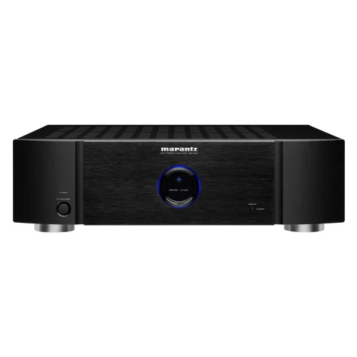 Marantz MM7025 -2 Featuring an industrial design, high-capacity power supply, and assured system compatibility, MM7025 delivers an expansive soundstage and superior sound clarity Classic Design 2 Channels 140 Watts per Channel Class A/B Amplifier 3 Year Warranty If you’re impressed by elegantly restrained industrial design, the MM7025 is guaranteed to make a lasting – and very positive – impression. As befits a Marantz amplifier, the high-capacity power supply begins with an oversized EI-core transformer feeding carefully chosen capacitors capable of storing 30,000 µF of energy. This combination instantaneously delivers peak power to all amplifier stages for distortion-free reproduction of the most complex sources. The Marantz Sound Master meticulously tuned MM7025 for amazing performance with careful parts selection to create the Most Musical Sound in your home. Both single-ended RCA and balanced XLR inputs assure system compatibility regardless of your preamplifier or processor.