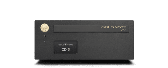 GoldNote CD-5 The Pinnacle of CD Playback Excellence Experience unparalleled audio fidelity with the CD-5, the definitive choice for discerning audiophiles. Featuring a state-of-the-art high-precision CD mechanism and a high-resolution D/A converter, the CD-5 ensures an impeccable reproduction of every nuance in your music collection. Crafted with meticulous attention to detail, the CD-5’s mechanical chassis and audio circuits are designed to deliver the highest sound quality. By employing select audio-grade components and an analogue signal path design, this masterpiece eliminates noise and intermodulation, ensuring a pure and immersive listening experience. Navigating your music is a breeze with the intuitive touchscreen display and included remote control. The CD-5 offers both analogue and digital outputs in a fully balanced configuration, providing versatile connectivity options for your high-end audio setup. Elevate your audio experience further by pairing the CD-5 with the optional PSU-10 EVO external power supply. This upgrade enhances dynamic range and reveals even finer details in your favorite tracks, taking your listening enjoyment to new heights. Indulge in the ultimate musical pleasure with the CD-5, where precision engineering meets unparalleled performance.