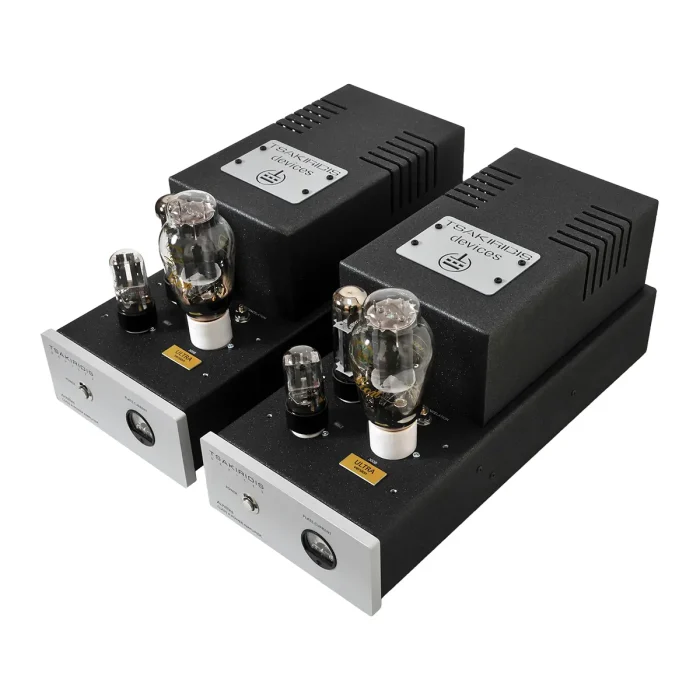 Tsakiridis Devices Achilles Ultra Achilles Ultra Class A 2x8W Achilles Ultra is a power amplifier in monoblock configuration. It’s design is a class A 300B triode amplifier with mu-stage driving circuit. All electronic components are through hole type soldered by hand. Achilles Ultra utilizes our 8 layer handmade output transformers for superb sound quality.