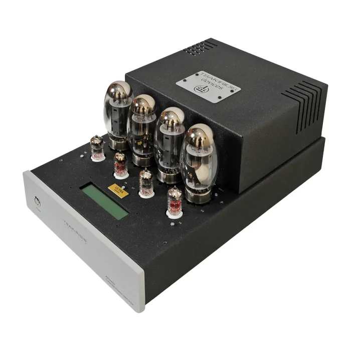 Tsakiridis Devices Artemis Ultra Τάξη AB1 2x70W Artemis Ultra is a power amplifier in dual-mono configuration. It’s design is a push-pull configuration implementing 2 power tubes per channel in class AB1 operation. All electronic components are through hole type soldered by hand. Artemis Ultra utilizes our 8 layer handmade output transformers with high quality core for superb sound quality.
