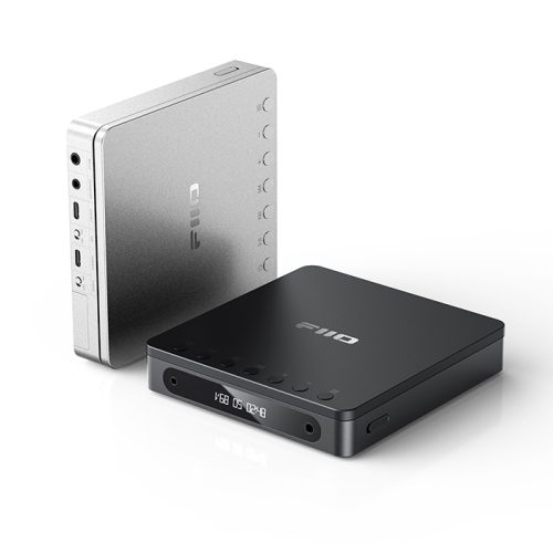Fiio DM13 The FiiO DM13's specially designed audio architecture pairs two flagship Cirrus Logic CS43198 chips with two SGM8262 low-noise hi-fi headphone amplifiers. The combination of two DACs and two amplifiers enables the portable CD player to produce truly high-quality sound. High-quality ‘core’ for smoother volume control Flagship DAC 2x CS43198 Unlike most portable CD players, the FiiO DM13 uses two flagship CS43198 DAC chips, which offer high performance and low power consumption for excellent audio quality. FIIO engineers have also specially designed an output stage that better captures the sound of the DAC, with the same DAC chip controlling the volume. The DAC chip allows for 99-step fine volume adjustment, which not only allows for smooth volume changes, but also makes the sound clearer at any volume. Tiny body - Enormous performance The FiiO DM13 may be compact, but it offers impressive performance that sets it apart from other similar products. Not only can it drive most headphones, but it can also be connected to powered speakers or other headphone amplifiers for an exceptional listening experience. Portable CD player- Useful anywhere FIIO designers have combined manufacturing artistry and structural design to shrink the FiiO DM13 to a size smaller than most other CD players, with dimensions of approximately 144 x 137 x 27 mm (excluding feet). The DM13 also features an ESP (electronic skip protection) switch, ensuring a stable and enjoyable listening experience whether you're on the move or standing still. Specially designed audio architecture Flagship DAC CS43198*2 660 mW+660 mW output power Customised LCD display 3.5 mm+4, 4 mm headphone outputs Optical/coaxial digital outputs Dual desktop-portable power supply modes USB CD ripping aptX HD Hi-Res Bluetooth transmitter