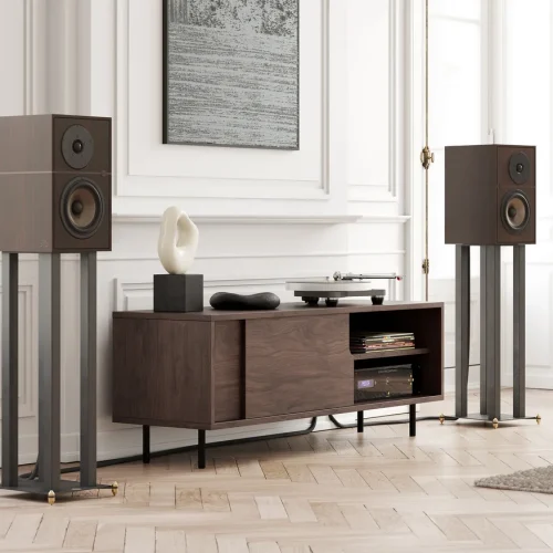 Revival Audio ATALANTE 3 The Revival Audio ATALANTE 3 redefines bookshelf speakers with its compact design and exceptional sound quality. Engineered in France with 30+ years of experience, this award-winning speaker combines innovative technologies, including the unique Basalt Sandwich Construction woofer and patented ARID technology, for a truly immersive listening experience. Created in collaboration with A+A Cooren Design Studio, it offers an exceptional auditory and visual experience.