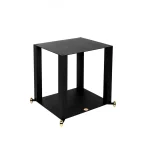 Revival Audio ATALANTE 5 Stand The ATALANTE 5 stands, crafted in collaboration with A+A Agency, offer unmatched stability and style for your speakers. Specifically match the ATALANTE 5. Made from solid iron, they feature adjustable spikes or rubbers and a compact design with built-in storage for your records.