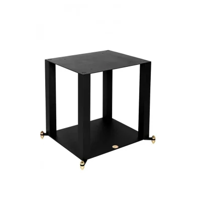 Revival Audio ATALANTE 5 Stand The ATALANTE 5 stands, crafted in collaboration with A+A Agency, offer unmatched stability and style for your speakers. Specifically match the ATALANTE 5. Made from solid iron, they feature adjustable spikes or rubbers and a compact design with built-in storage for your records.