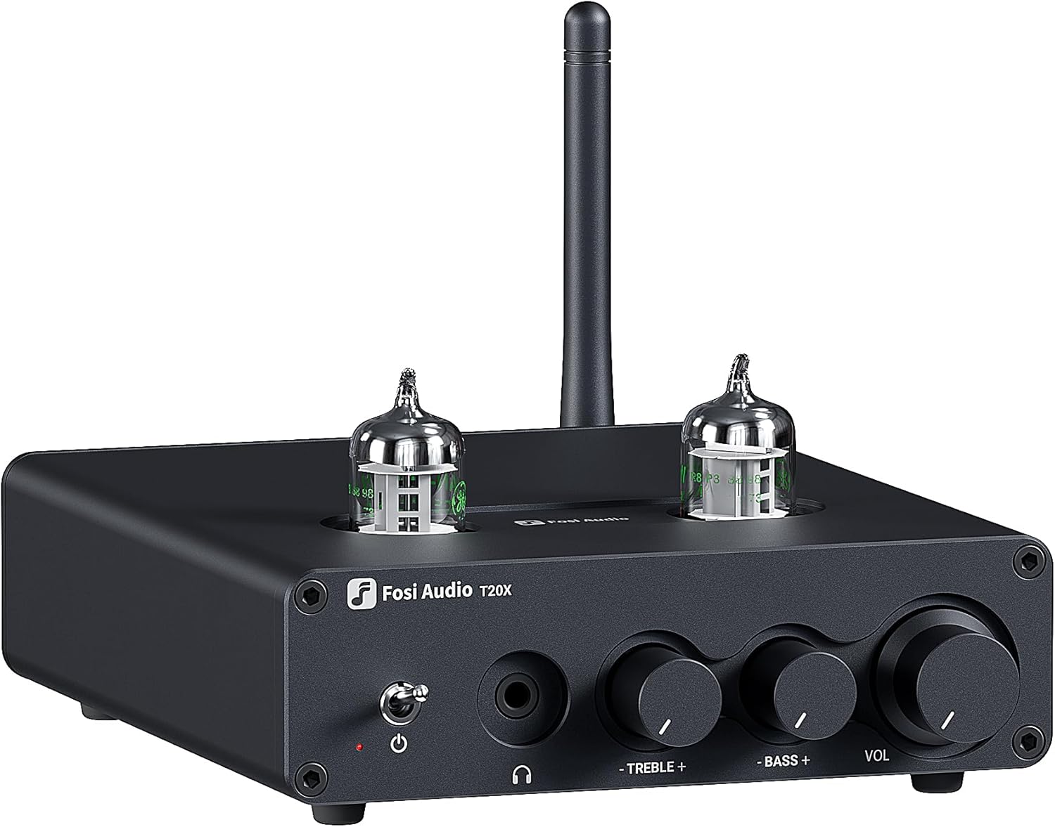 Fosi Audio T20X Fosi Audio T20X Bluetooth Tube Amplifier Headphone Fosi Audio T20X Product details 2-in-1: Hifi Music Tube Bluetooth 5.0 Home Audio Receiver 2 Channel Amplifier and Headphone Amp. T20X can drive most home passive/desktop speakers and 3.5MM headphones. Achieve Hifi music quality.