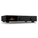 Audiolab 9000Q σειράς 9000 DAC ES9038PRO με HyperStream II Phono MM Class-A για βινύλιο Ρυθμίσεις τόνου μπάσων & πρίμων ±6dB Bluetooth 5.1 με aptX / aptX HD / LDAC XLR & RCA αναλογικές έξοδοι TFT οθόνη 4,3" με VU meters