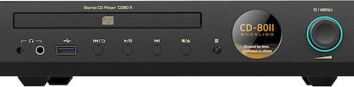 Το CD80II βασιζεται στο αρχικό σχέδιο CD80 έχοντας όμως και στοιχεία από Shanling CD-S100, δημιουργώντας ένα απλό, καθαρό CD player που ταιριάζει σε οποιαδήποτε Hi-fi εγκατάσταση. Με ελαφριά, αλλά εξαιρετικά ανθεκτική κατασκευή από αλουμίνιο, είναι διαθέσιμο σε ασημί ή μαύρο φινίρισμα από ανοδιωμένο αλουμίνιο.