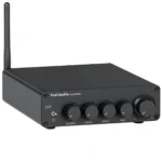 FOSI AUDIO BT30D FOSI AUDIO BT30D PRO Class D 2.1 Amplifier 2xTPA3255 Bluetooth 5.0 2x125W+250W 4 Ohm The Fosi Audio DT30D Pro is a small, powerful and affordable Class D amplifier, ideal for the integration of a simple but powerful audio system. It embeds for that two TPA3255 amplification chips allowing him to develop a comfortable power of 2x 125W under 4Ω with a high efficiency proper to the Class D architectures. To that, the DT30D Pro adds a subwoofer output providing it 250W, allowing the use of a subwoofer for deeper bass. The amplifier also features a tone control that allows you to adjust the bass, treble, subwoofer and crossover frequency independently. It can therefore be easily adapted to any audio distribution system.