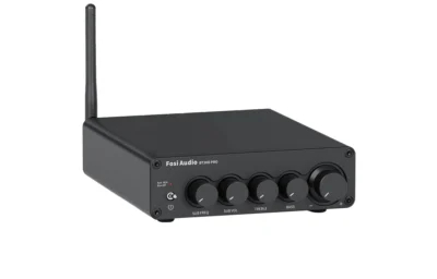 FOSI AUDIO BT30D FOSI AUDIO BT30D PRO Class D 2.1 Amplifier 2xTPA3255 Bluetooth 5.0 2x125W+250W 4 Ohm The Fosi Audio DT30D Pro is a small, powerful and affordable Class D amplifier, ideal for the integration of a simple but powerful audio system. It embeds for that two TPA3255 amplification chips allowing him to develop a comfortable power of 2x 125W under 4Ω with a high efficiency proper to the Class D architectures. To that, the DT30D Pro adds a subwoofer output providing it 250W, allowing the use of a subwoofer for deeper bass. The amplifier also features a tone control that allows you to adjust the bass, treble, subwoofer and crossover frequency independently. It can therefore be easily adapted to any audio distribution system.