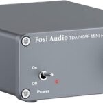 Fosi Audio TDA7498E Fosi Audio TDA7498E 2 Channel 160W x2 Stereo Audio Amplifier Mini Hi-Fi Class D Car Integrated Amp for Passive Speakers with 24V Power Supply