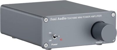 Fosi Audio TDA7498E Fosi Audio TDA7498E 2 Channel 160W x2 Stereo Audio Amplifier Mini Hi-Fi Class D Car Integrated Amp for Passive Speakers with 24V Power Supply