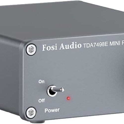 Fosi Audio TDA7498E Fosi Audio TDA7498E 2 Channel 160W x2 Stereo Audio Amplifier Mini Hi-Fi Class D Car Integrated Amp for Passive Speakers with 24V Power Supply