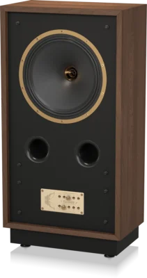 Tannoy CHEVIOT Heritage Tannoy | CHEVIOT | Heritage 2 way floor-standing loudspeaker Heritage 2 way floor-standing loudspeaker based on famous HPD design for large sized rooms. Cabinet design and components provide authentic reproduction of original HPD loudspeaker system Dual Concentric driver based on famous HPD 1974 pedigree technology provides class-leading coherence and point-source imaging. Sophisticated crossover network with 2 separate channels perfectly complements Dual Concentric driver for truly natural sound Front mounted control panel houses 2 band energy control with boost and attenuation compensation for room design and tailoring to personal preference. Highly efficient 12″ driver with 500-Watt power handling delivers breathtaking dynamics and realism Wide frequency range with fast transient response provides exceptionally natural audio reproduction. Heavy duty 24 carat multi-layer gold plated WBT bi-wireable binding posts for ultimate signal integrity. 8 mm floor coupling spikes provide stability and dissipate unwanted energy Fifth binding post provides grounding to reduce radio frequency interference and improve midrange clarity. High density cabinet provides extreme rigidity to control low frequency performance. Extensive bracing incorporates DMT (Differential Materials Technology) for coupling drivers to cabinets Tannoy – around 100 years of British sound heritage and innovation